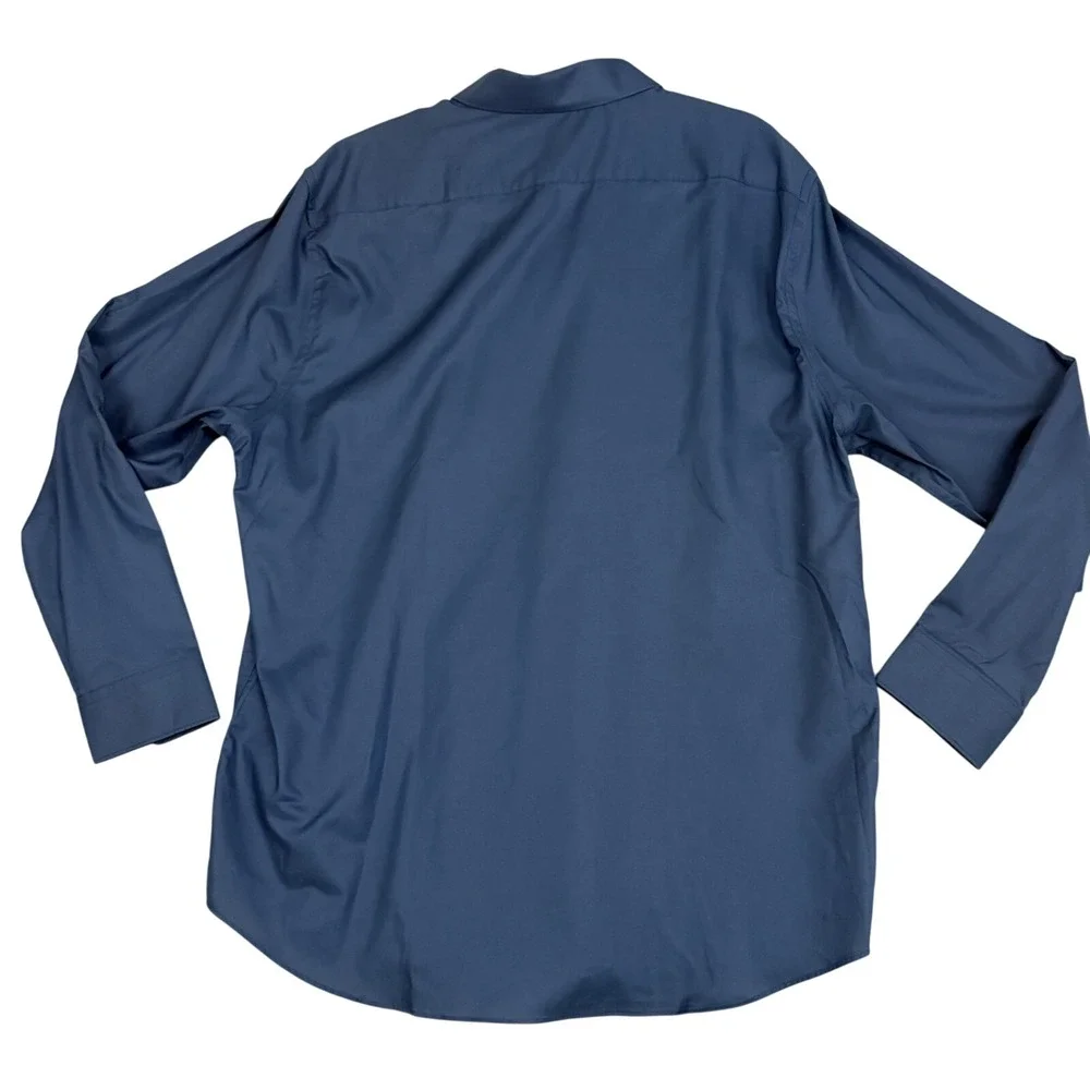 Banana Republic Button Down Mens XXL Blue Long Sleeve Cotton‎ Casual Pocket